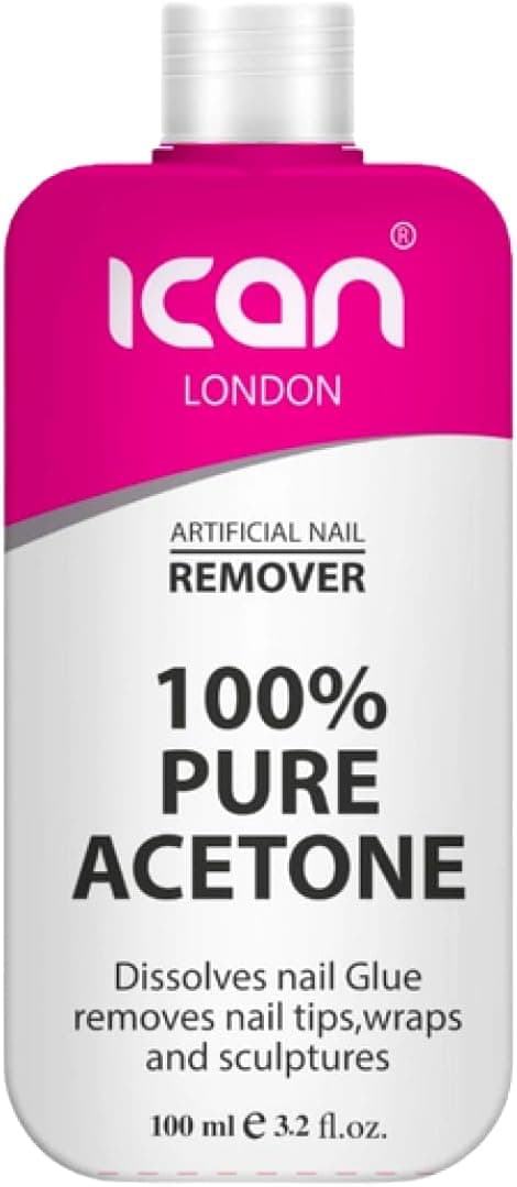 پاککننده لاک ناخن ICAN LONDON استون خالص 1litre (1000ml) پاککننده لاک ناخن ICAN LONDON استون خالص 1litre (1000ml)