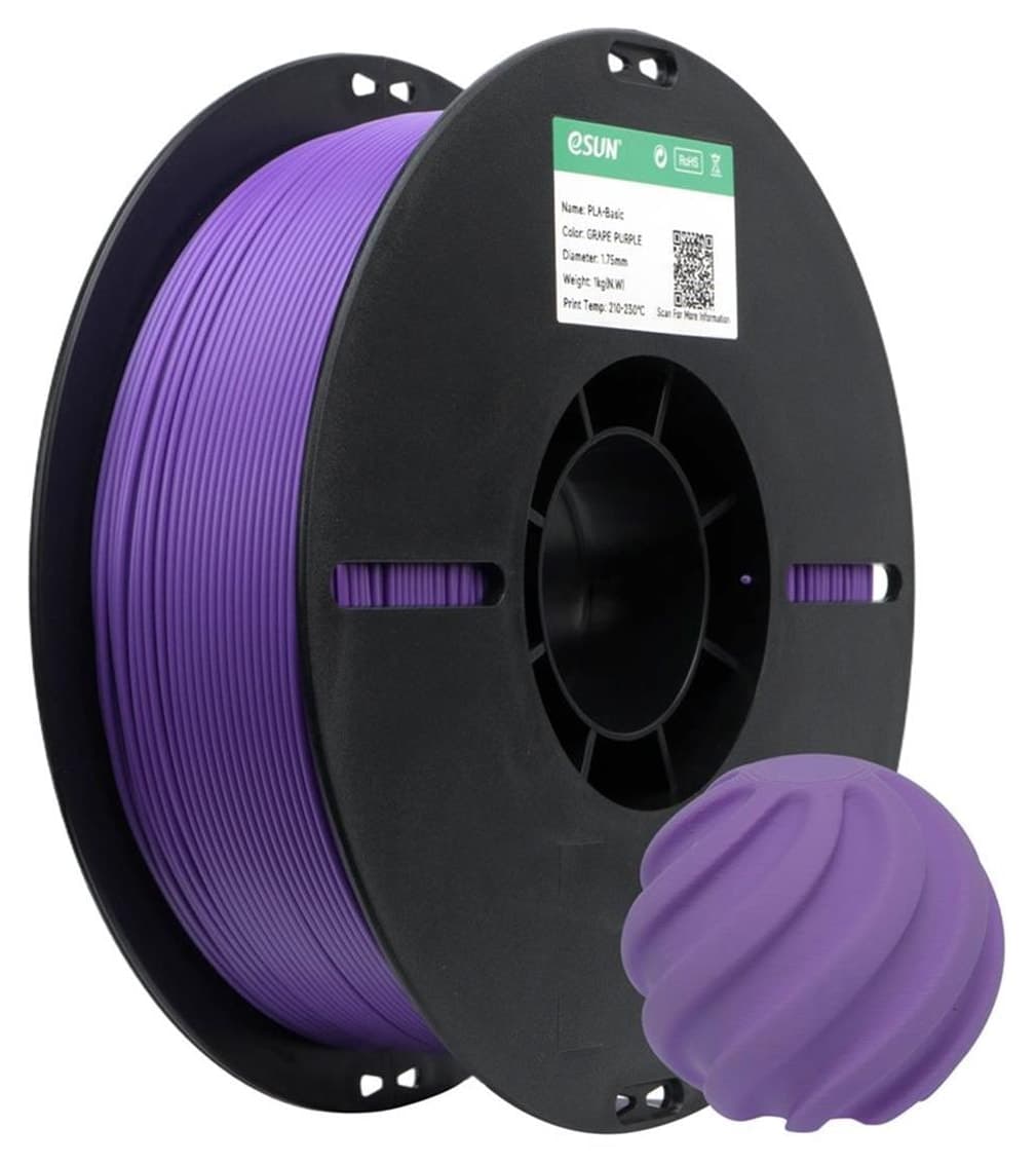 فیلامنت پرینتر سه بعدی eSun Basic Pla بنفش انگوری 1.75mm 1Kg فیلامنت پرینتر سه بعدی eSun Basic Pla بنفش انگوری 1.75mm 1Kg