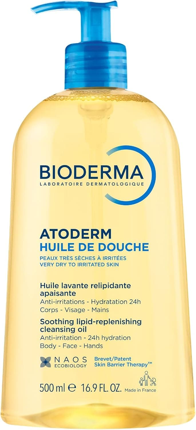 روغن دوش Bioderma Atoderm مرطوبکننده و مغذی پوست خشک نیاسینامید 1 Lt روغن دوش Bioderma Atoderm مرطوبکننده و مغذی پوست خشک نیاسینامید 1 Lt