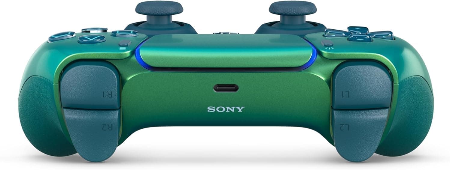 دسته بازی بیسیم Sony PlayStation DualSense سبزآبی Chroma v2 دسته بازی بیسیم Sony PlayStation DualSense سبزآبی Chroma v2