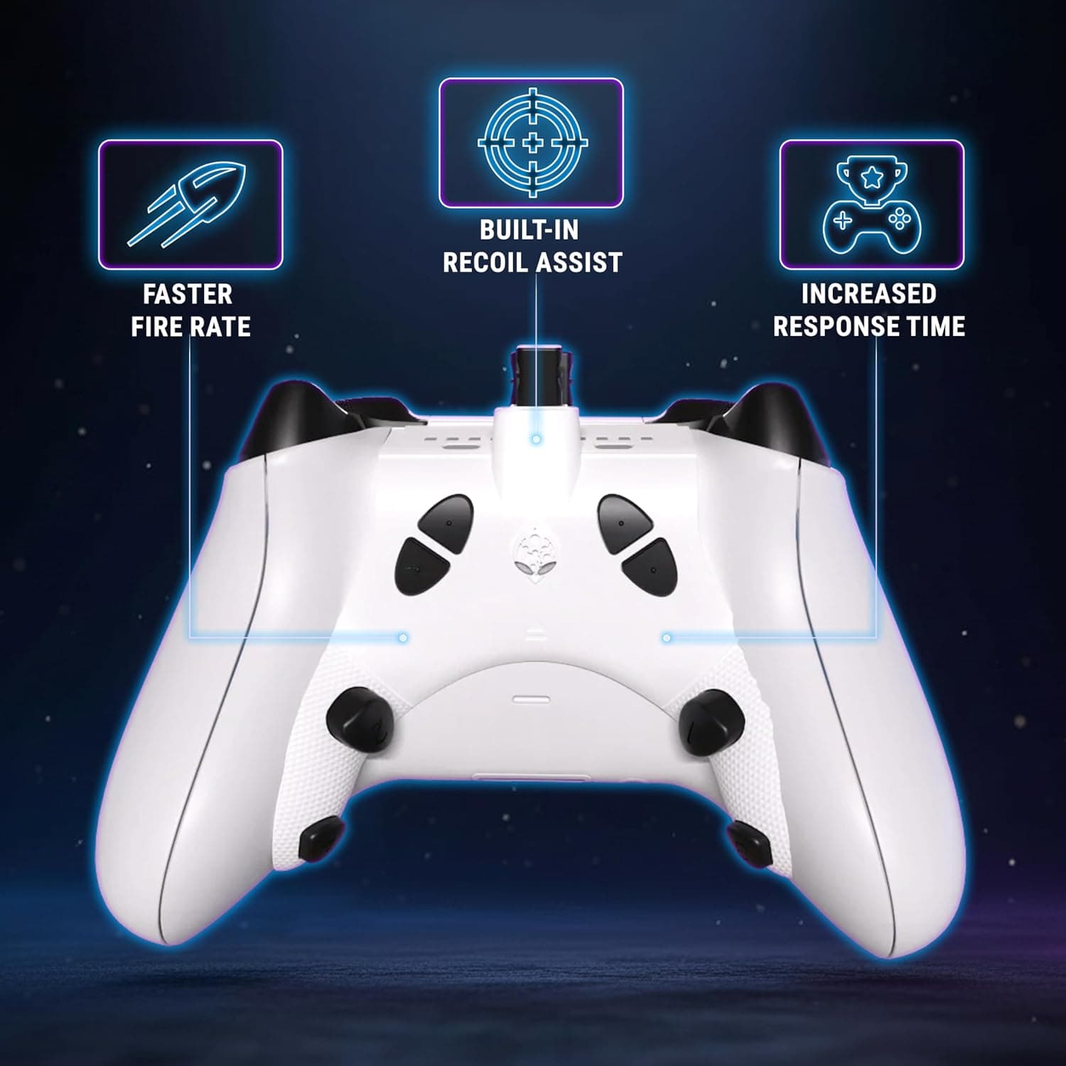 کنترلر سیمی Collective Minds برای Xbox Series و Xbox One مدل Universal Strike Pack Eliminator کنترلر سیمی Collective Minds برای Xbox Series و Xbox One مدل Universal Strike Pack Eliminator