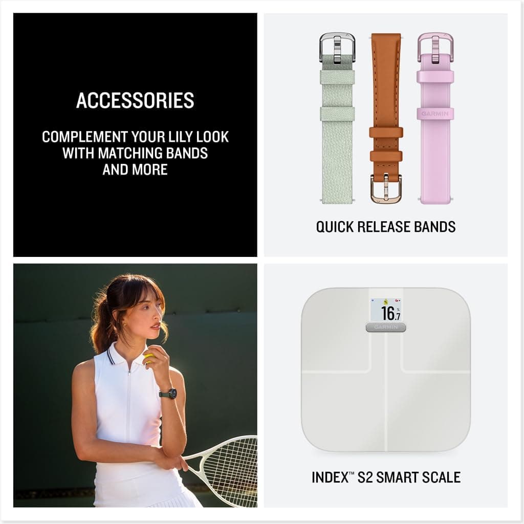 ساعت هوشمند زنانه Garmin Lily 2 Active با GPS و نمایشگر مخفی 38mm استخوانی ساعت هوشمند زنانه Garmin Lily 2 Active با GPS و نمایشگر مخفی 38mm استخوانی