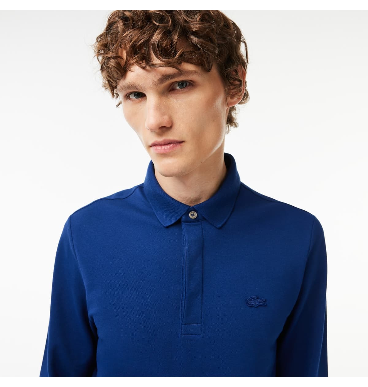پولو مردانه Lacoste فیت معمولی آستین بلند آبی تیره مدل Paris پولو مردانه Lacoste فیت معمولی آستین بلند آبی تیره مدل Paris