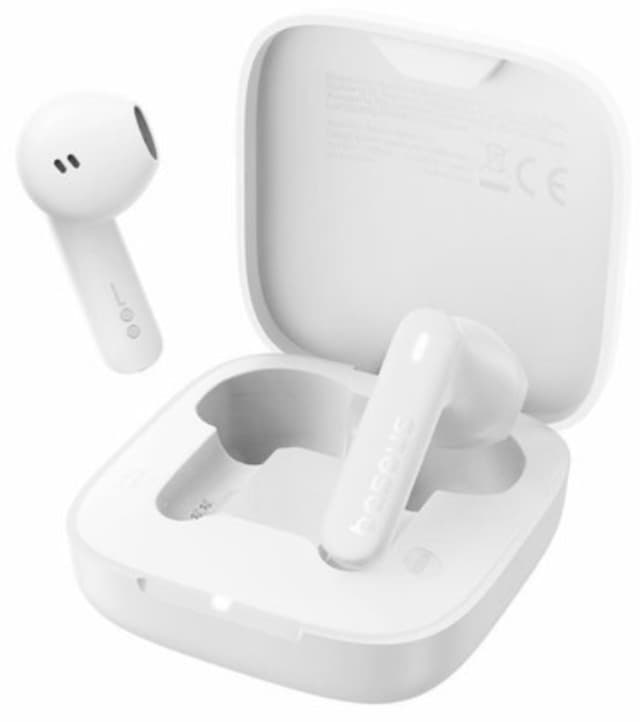 ایرفون بلوتوثی Baseus True Wireless مدل Bowie E16 سفید ایرفون بلوتوثی Baseus True Wireless مدل Bowie E16 سفید