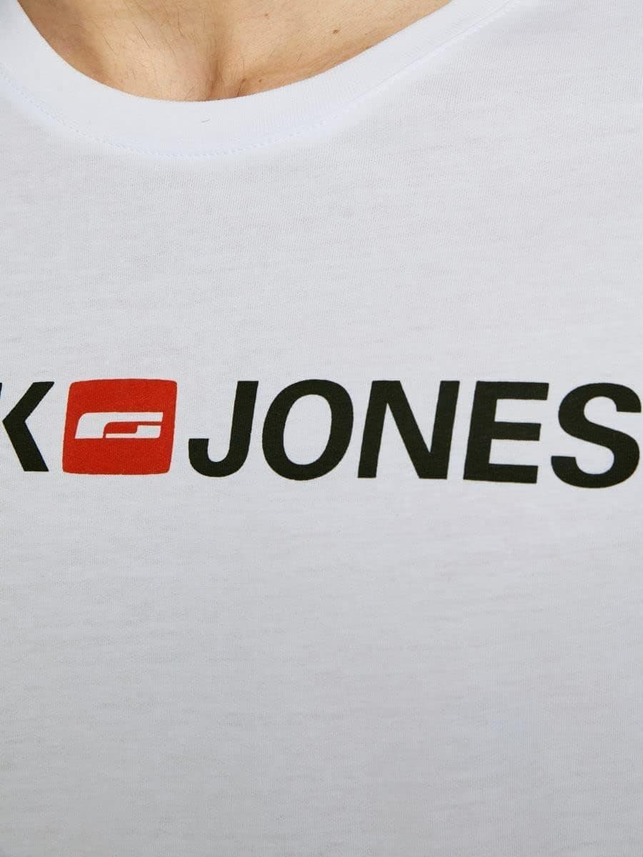 تیشرت مردانه JACK & JONES یقه گرد اسلیم فیت لوگودار مدل Jjecorp تیشرت مردانه JACK & JONES یقه گرد اسلیم فیت لوگودار مدل Jjecorp