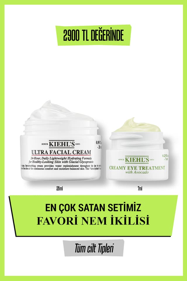 ست کرم مرطوبکننده Kiehl's شامل کرم صورت Ultra Facial و کرم دور چشم آووکادو ست کرم مرطوبکننده Kiehl's شامل کرم صورت Ultra Facial و کرم دور چشم آووکادو