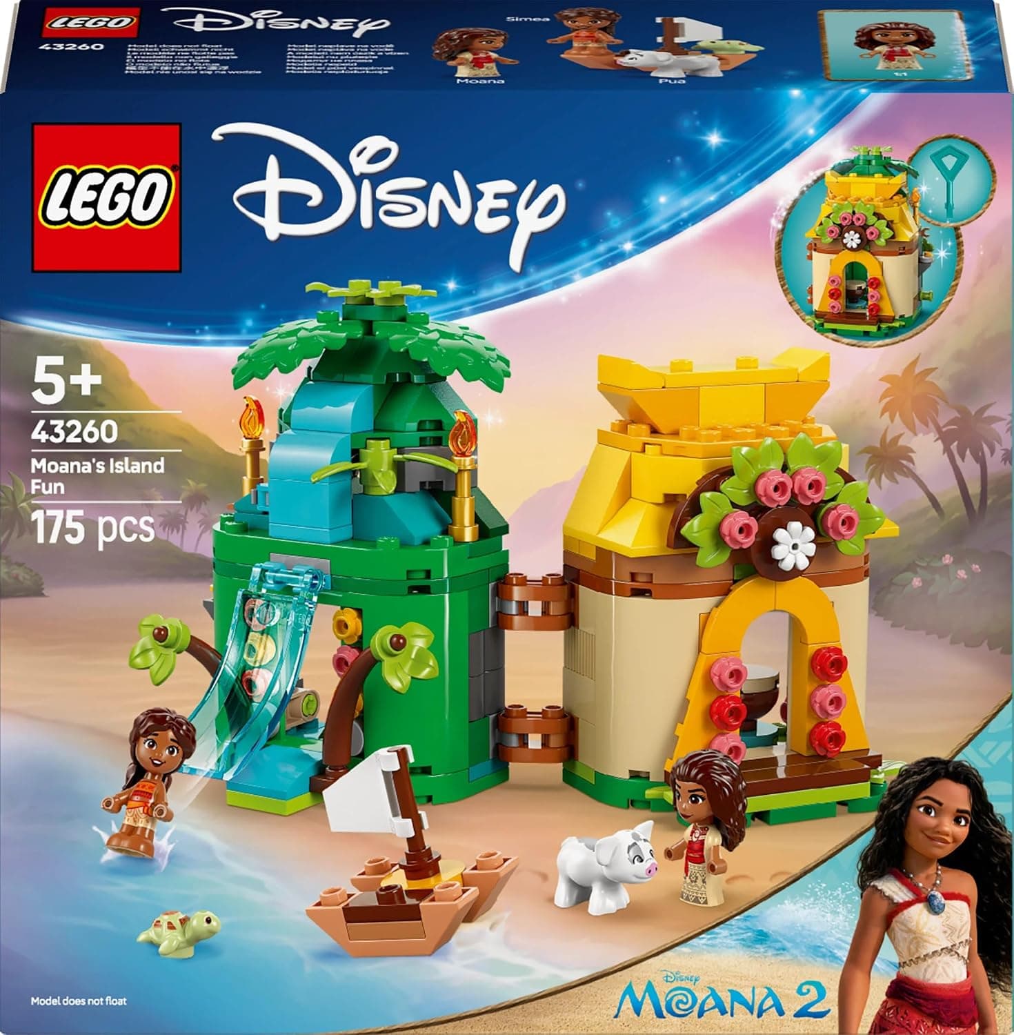 لگو Disney Moana's Island Fun مدل 43260 لگو Disney Moana's Island Fun مدل 43260