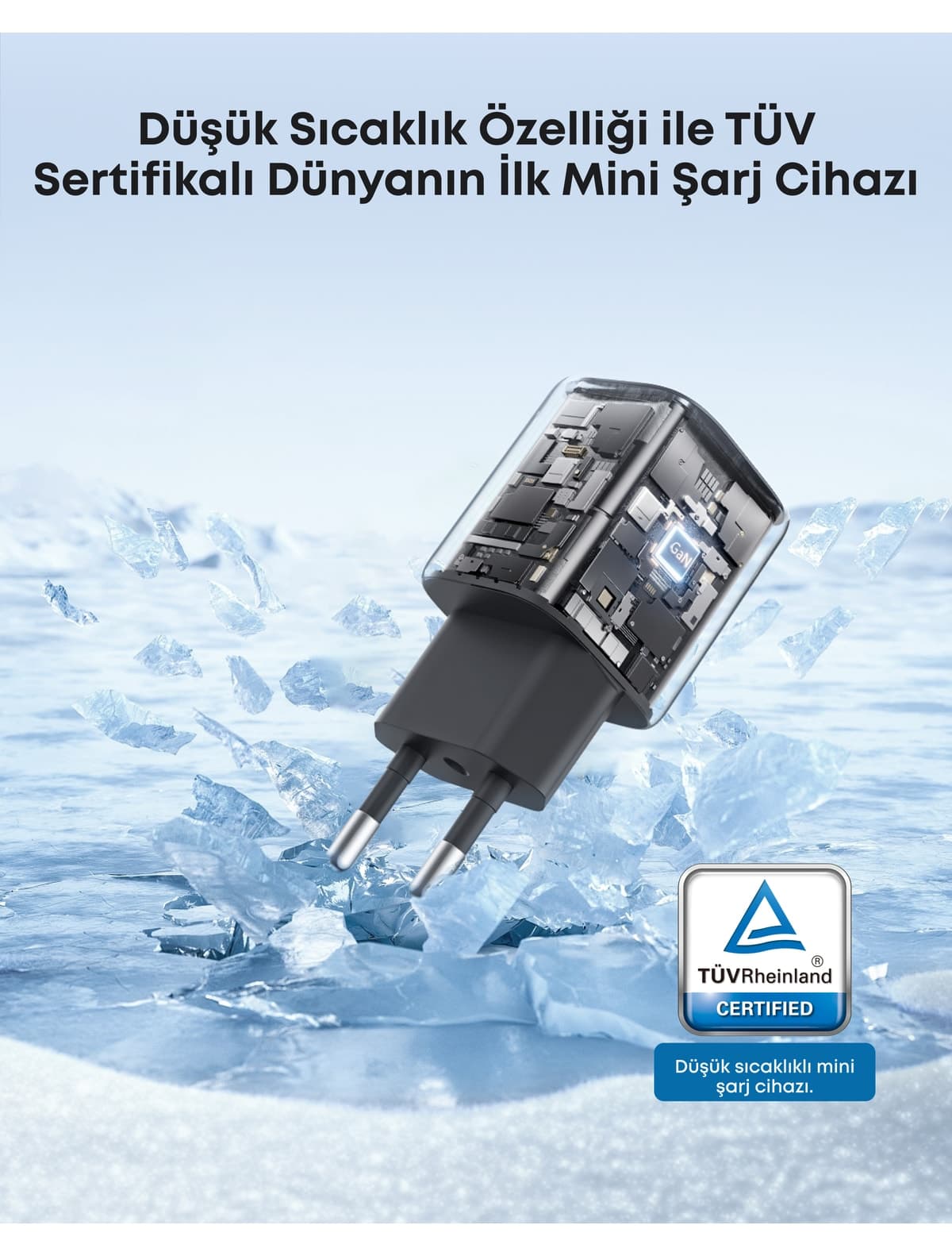 شارژر Anker Zolo 30W USB-C GaN کامپکت مشکی مدل A2698 شارژر Anker Zolo 30W USB-C GaN کامپکت مشکی مدل A2698