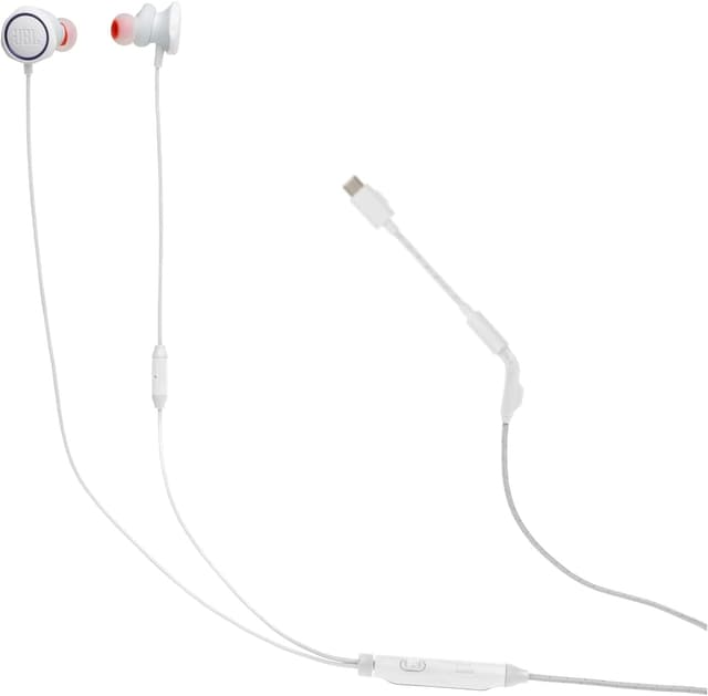 هدست گیمینگ JBL سیمی سفید مدل Quantum 50 USB-C هدست گیمینگ JBL سیمی سفید مدل Quantum 50 USB-C