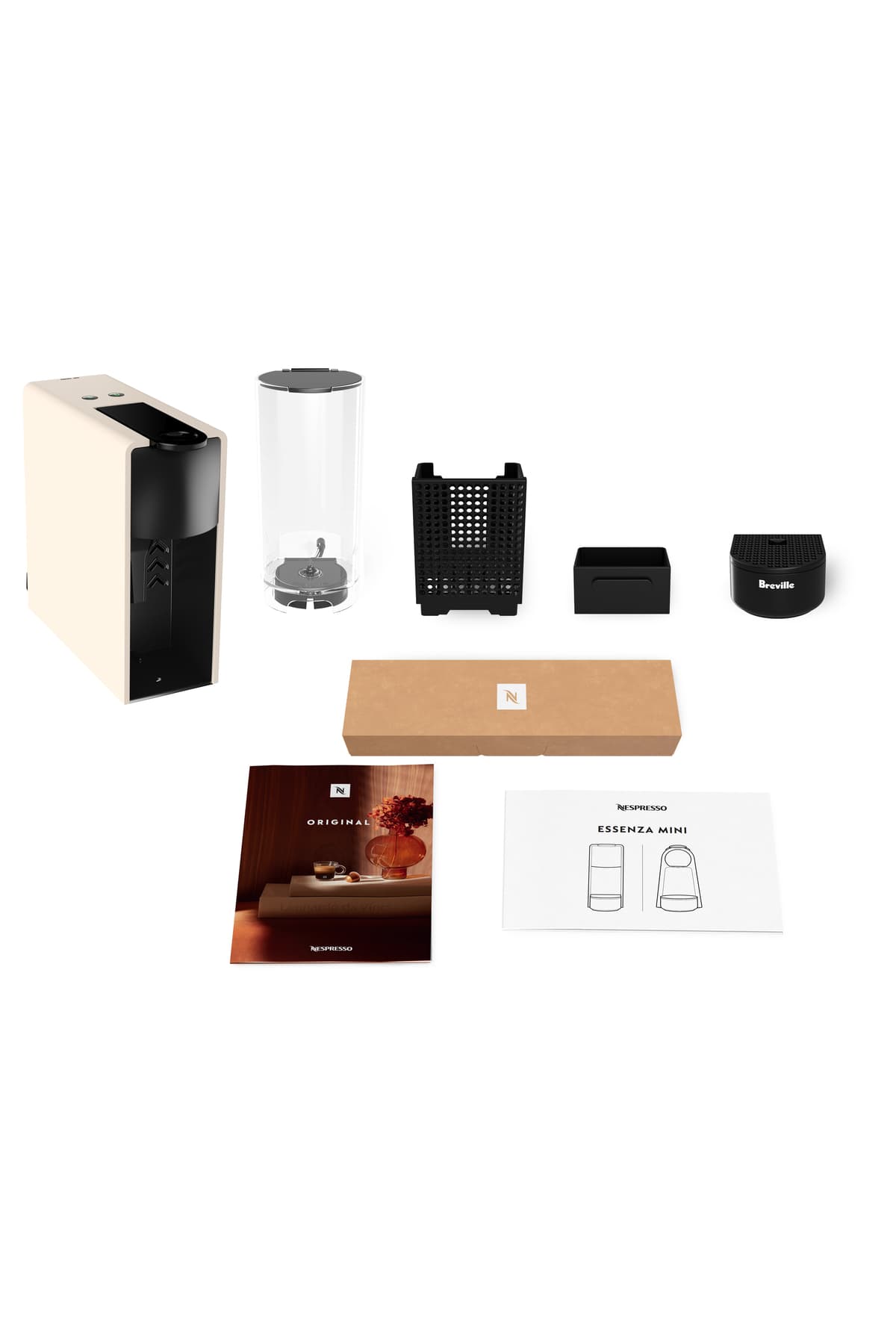 دستگاه قهوهساز Nespresso کرم مات مدل Essenza Mini C30 دستگاه قهوهساز Nespresso کرم مات مدل Essenza Mini C30
