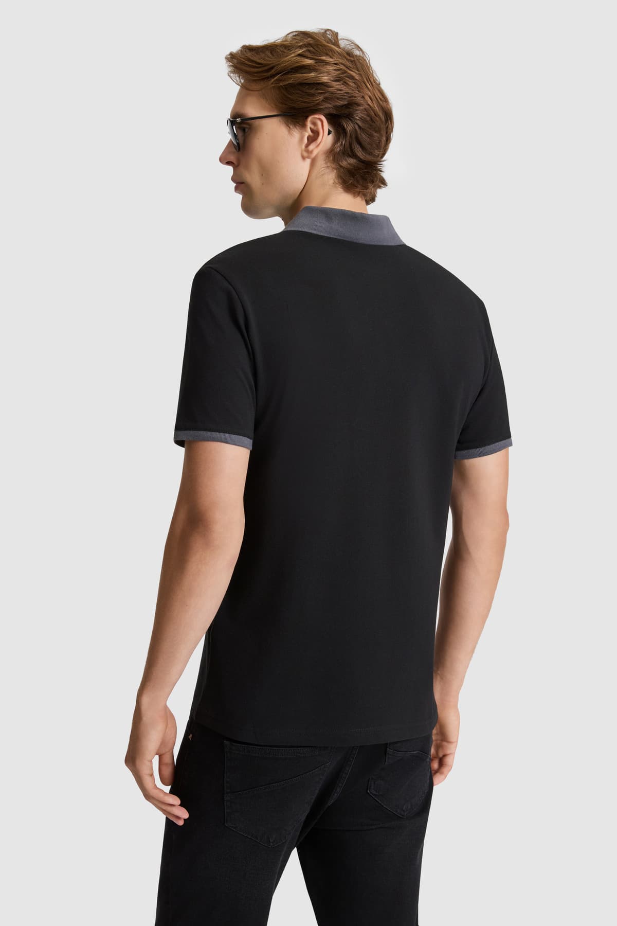 تیشرت مردانه مشکی یقه پولو ساده فیت معمولی U.S. Polo Assn. مدل 50326978-VR046 تیشرت مردانه مشکی یقه پولو ساده فیت معمولی U.S. Polo Assn. مدل 50326978-VR046