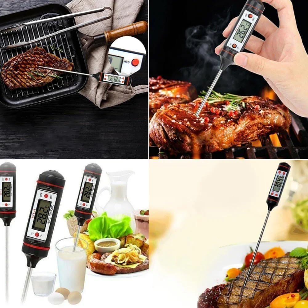 ترمومتر دیجیتال آشپزخانه Jouis با اندازهگیری 300 C و جعبه مخصوص ترمومتر دیجیتال آشپزخانه Jouis با اندازهگیری 300 C و جعبه مخصوص