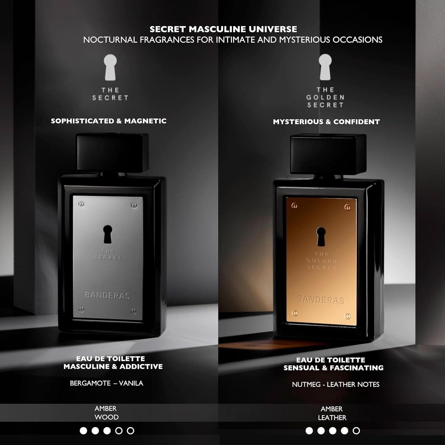 ادو تویلت مردانه Antonio Banderas The Golden Secret مدل 100 ml ادو تویلت مردانه Antonio Banderas The Golden Secret مدل 100 ml
