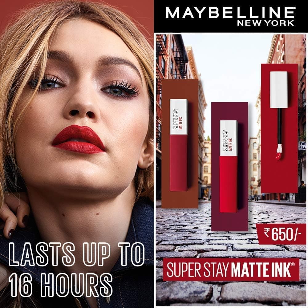 رژ لب مایع Maybelline New York Super Stay Matte Ink مدل 50 Voyager 5g رژ لب مایع Maybelline New York Super Stay Matte Ink مدل 50 Voyager 5g