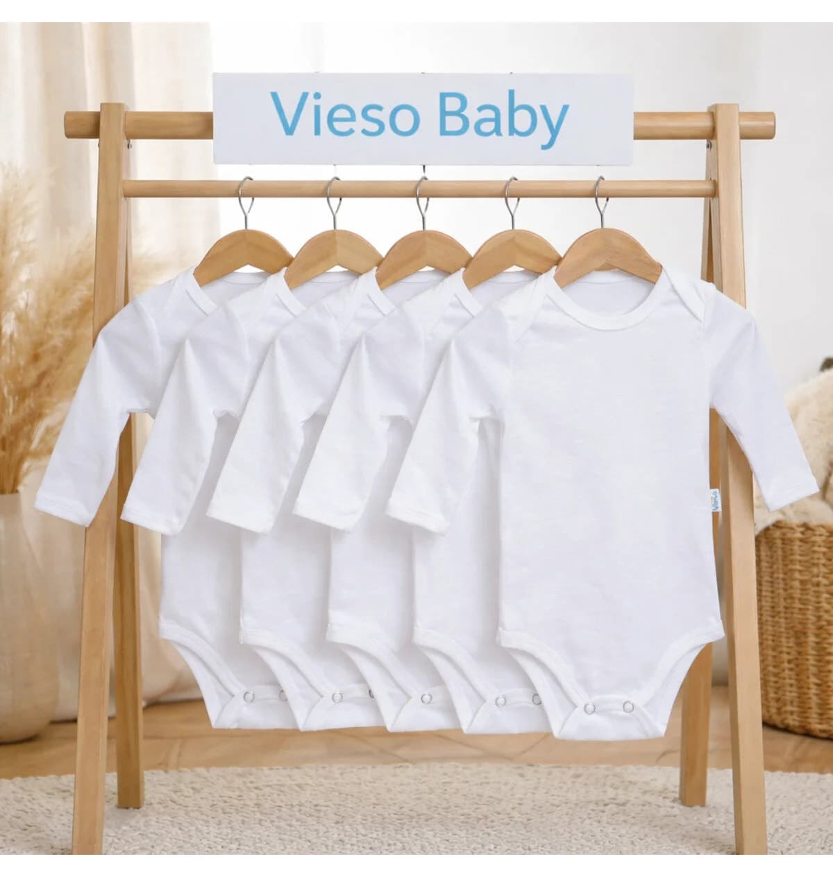 بادی نوزادی Rany Baby Kids آستین بلند دکمه فشاری یقه پاکتی 5 تایی بادی نوزادی Rany Baby Kids آستین بلند دکمه فشاری یقه پاکتی 5 تایی