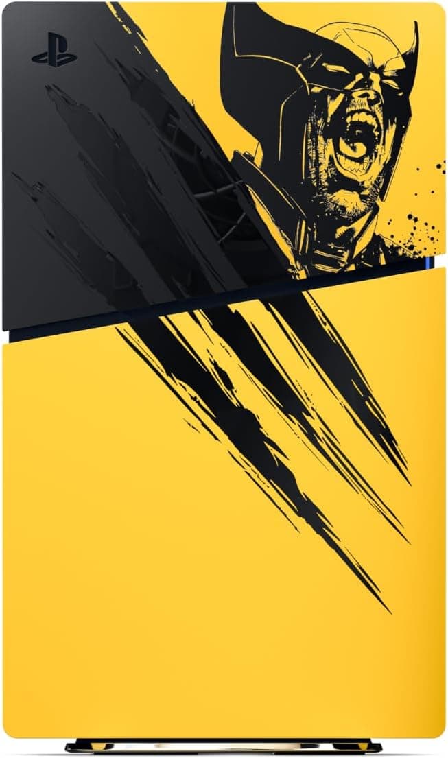 روکش کنسول PlayStation 5 مدل Marvel's Wolverine Battle Yellow روکش کنسول PlayStation 5 مدل Marvel's Wolverine Battle Yellow