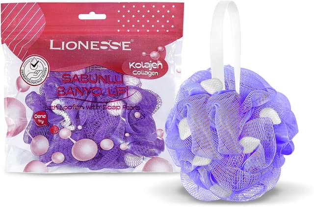 لیف حمام صابوندار کلاژن Lionesse مدل 950 لیف حمام صابوندار کلاژن Lionesse مدل 950