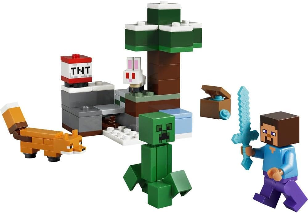 لگو Minecraft ماجراجویی Steve's Taiga مدل 21583 لگو Minecraft ماجراجویی Steve's Taiga مدل 21583