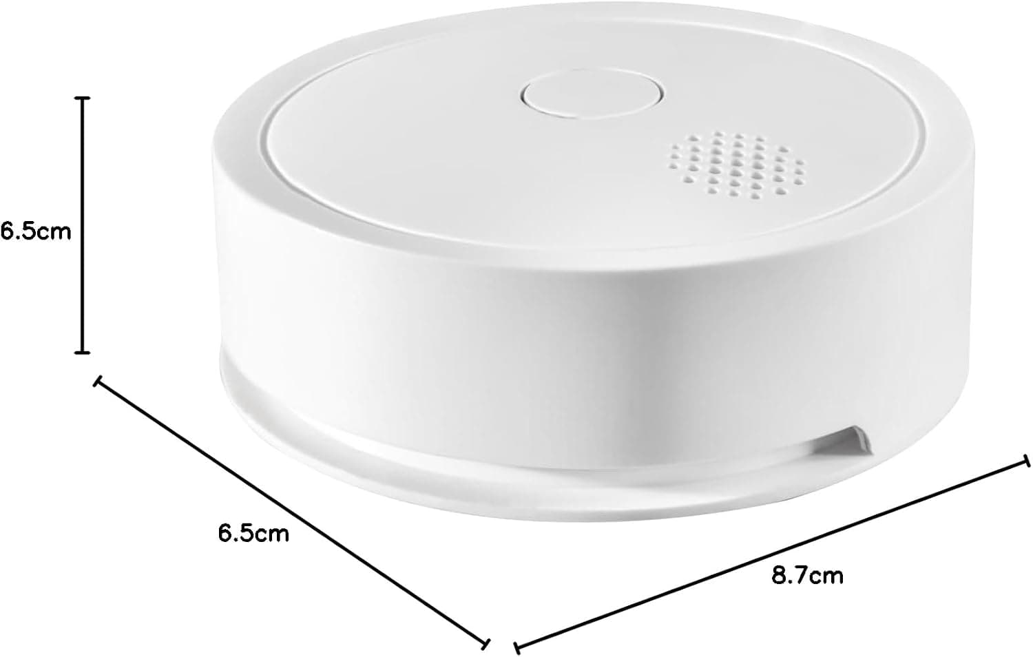 آشکارساز دود هوشمند Shelly Plus با Wi-Fi و Bluetooth، سازگار با Alexa و Google Home، هشدار صوتی و نوری آشکارساز دود هوشمند Shelly Plus با Wi-Fi و Bluetooth، سازگار با Alexa و Google Home، هشدار صوتی و نوری
