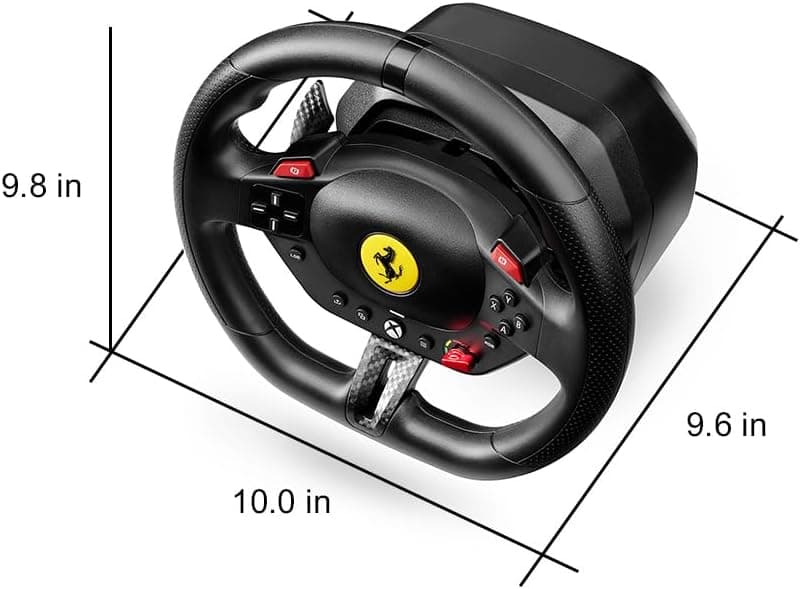 فرمان مسابقهای Thrustmaster مدل T98 Ferrari 296 GTS برای Xbox و PC فرمان مسابقهای Thrustmaster مدل T98 Ferrari 296 GTS برای Xbox و PC
