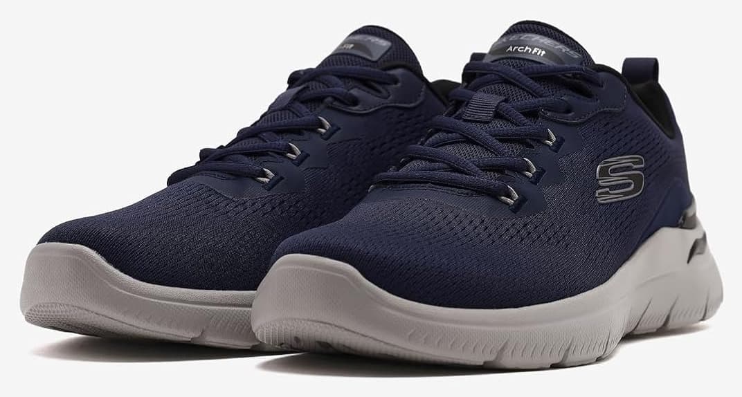 کفش ورزشی مردانه Skechers Arch Fit Summits مدل 233178Tk رنگ سرمهای کفش ورزشی مردانه Skechers Arch Fit Summits مدل 233178Tk رنگ سرمهای