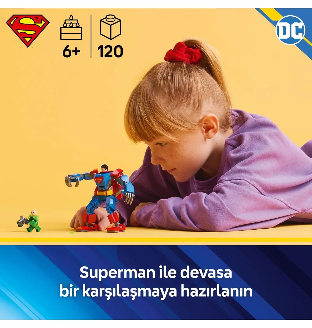 لگو کودکان 6 سال به بالا ربات Batman Superman در برابر Lex Luthor مدل 76302، 120 قطعه لگو کودکان 6 سال به بالا ربات Batman Superman در برابر Lex Luthor مدل 76302، 120 قطعه