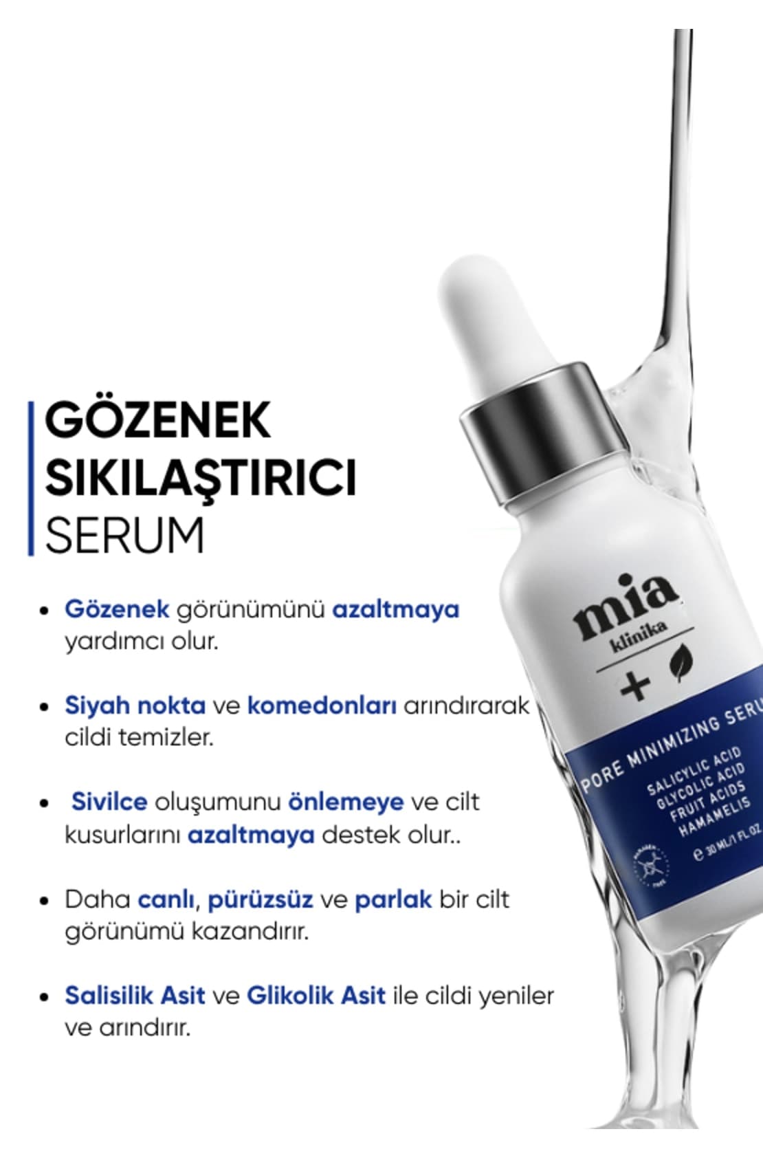 سرم mia klinika برای کاهش منافذ و سرسیاه با Niacinamide 30 ml سرم mia klinika برای کاهش منافذ و سرسیاه با Niacinamide 30 ml