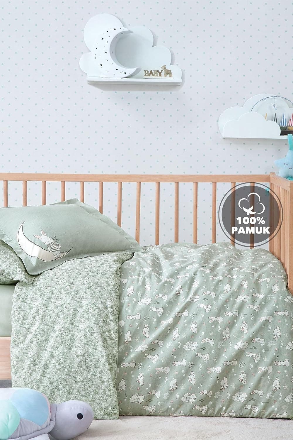 ست روتختی نوزاد Yataş Mini Rabbit رانفورس 100 x 150 ست روتختی نوزاد Yataş Mini Rabbit رانفورس 100 x 150