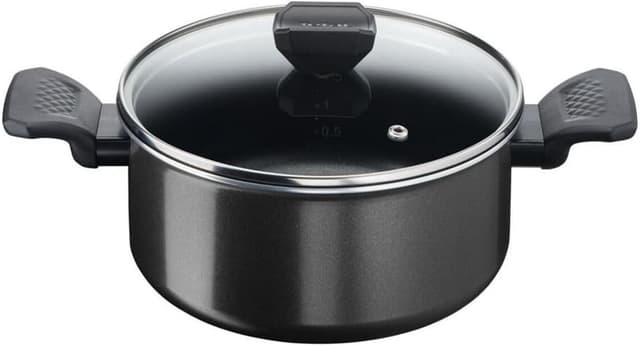 قابلمه عمیق Tefal Titanyum 1x Simplyclean با کف دیفیوژن 24cm قابلمه عمیق Tefal Titanyum 1x Simplyclean با کف دیفیوژن 24cm