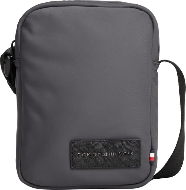 کیف کراسبادی مردانه Tommy Hilfiger خاکستری مدل TH REPREVE MINI REPORTER AM0AM14009 کیف کراسبادی مردانه Tommy Hilfiger خاکستری مدل TH REPREVE MINI REPORTER AM0AM14009
