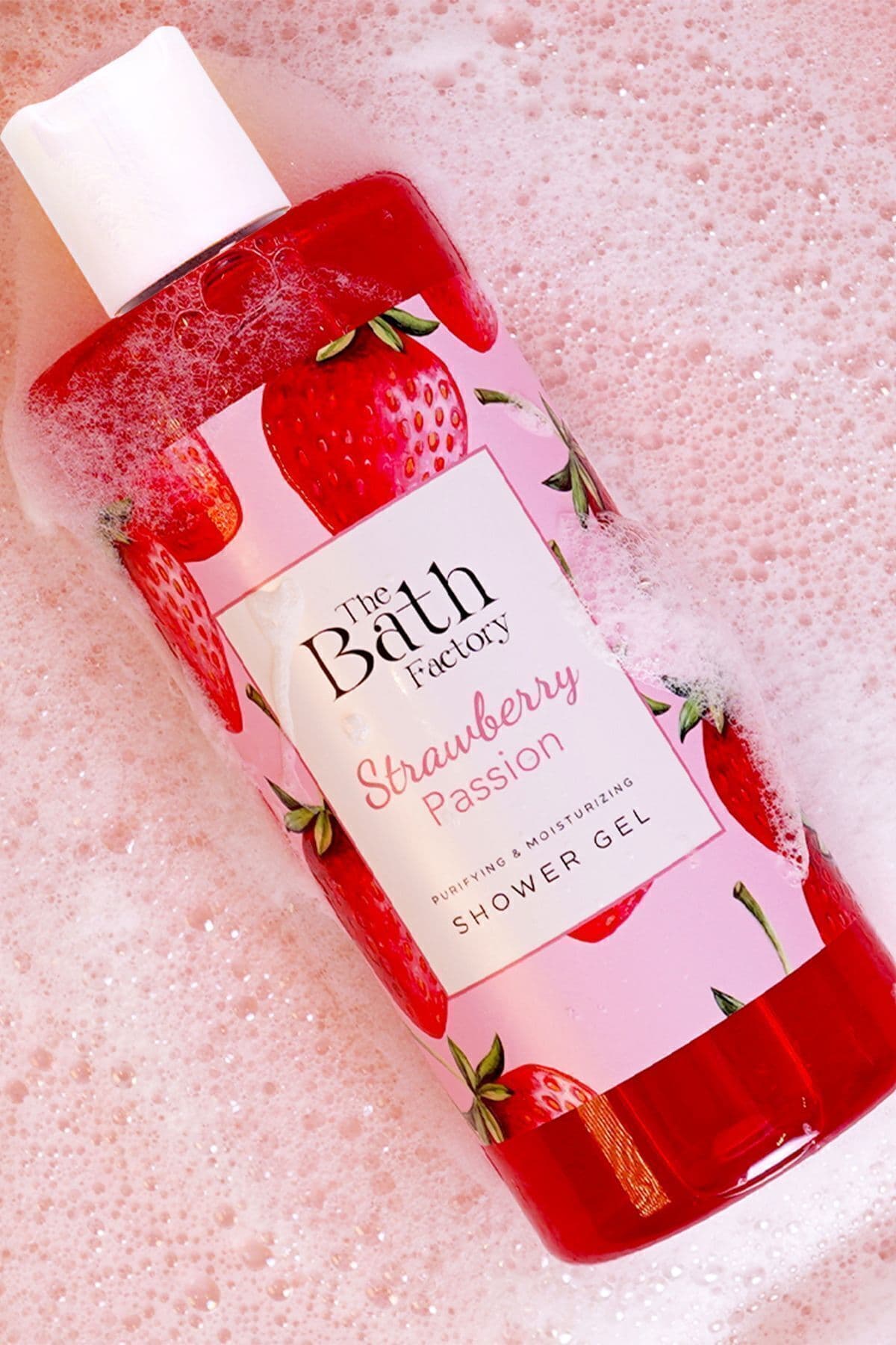 ژل دوش مرطوبکننده و مغذی THE BATH FACTORY Strawberry Passion 400 ml ژل دوش مرطوبکننده و مغذی THE BATH FACTORY Strawberry Passion 400 ml