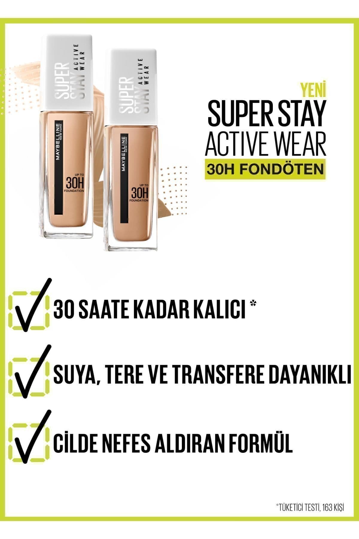 کرم پودر Maybelline New York Superstay Active Wear 30H شماره 28 بژ ملایم کرم پودر Maybelline New York Superstay Active Wear 30H شماره 28 بژ ملایم