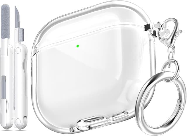 قاب شفاف MHYALUDO برای AirPods 5 (2026) و AirPods 4 (2024) سفید قاب شفاف MHYALUDO برای AirPods 5 (2026) و AirPods 4 (2024) سفید