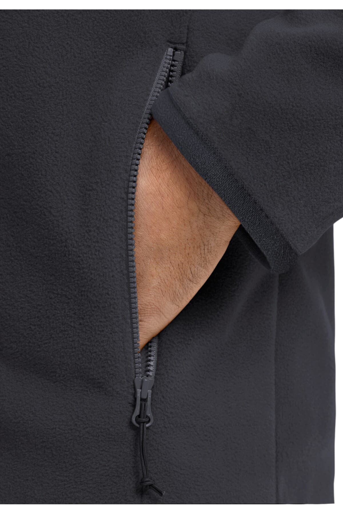 پولار مردانه Jack Wolfskin سیاه مدل Taunus 100 FZ M پولار مردانه Jack Wolfskin سیاه مدل Taunus 100 FZ M