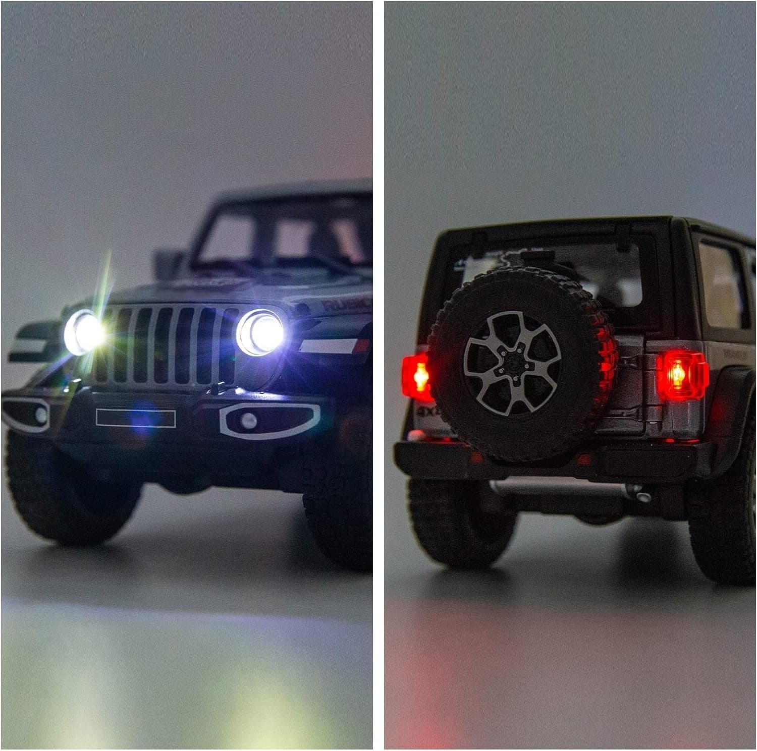 ماشین اسباببازی کودکان و بزرگسالان BDTCTK دایکست مدل Off-Road 7 Door for Wrangler، مقیاس 1/22، خاکستری ماشین اسباببازی کودکان و بزرگسالان BDTCTK دایکست مدل Off-Road 7 Door for Wrangler، مقیاس 1/22، خاکستری
