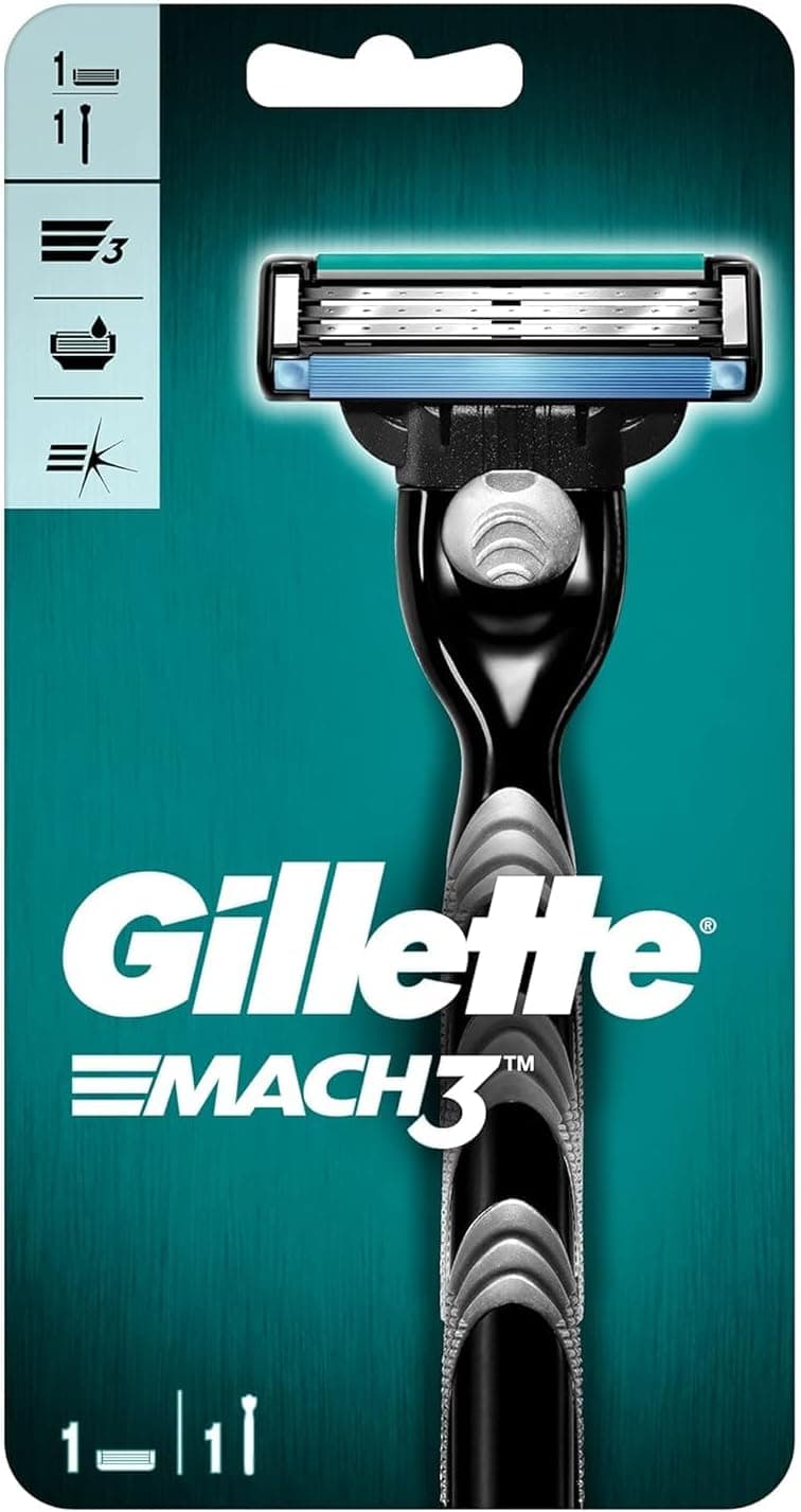 ماشین اصلاح مردانه Gillette مدل Mach3 1 Count ماشین اصلاح مردانه Gillette مدل Mach3 1 Count