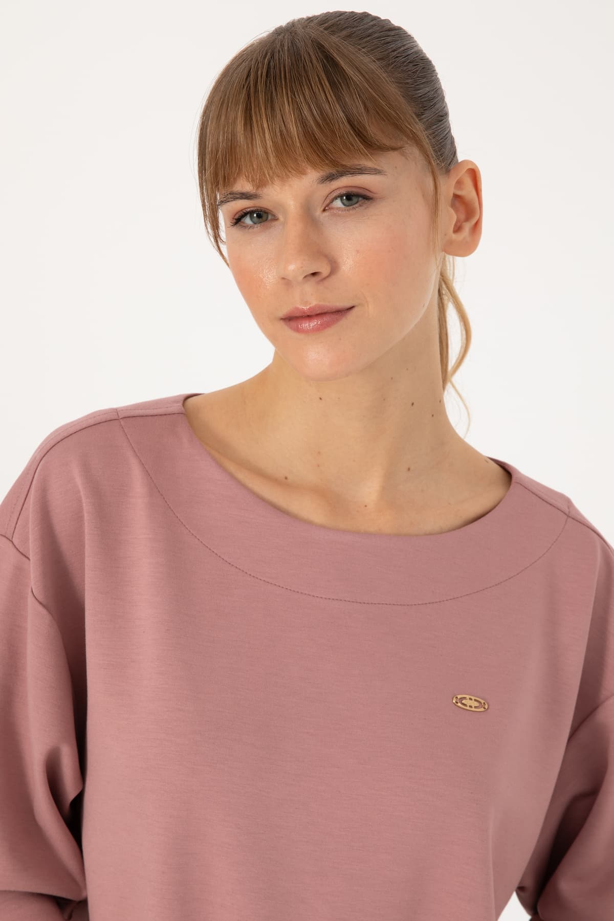 سوئیشرت زنانه U.S. Polo Assn. رنگ گلخشکی یقه گرد مدل 50314210-VR221 سوئیشرت زنانه U.S. Polo Assn. رنگ گلخشکی یقه گرد مدل 50314210-VR221