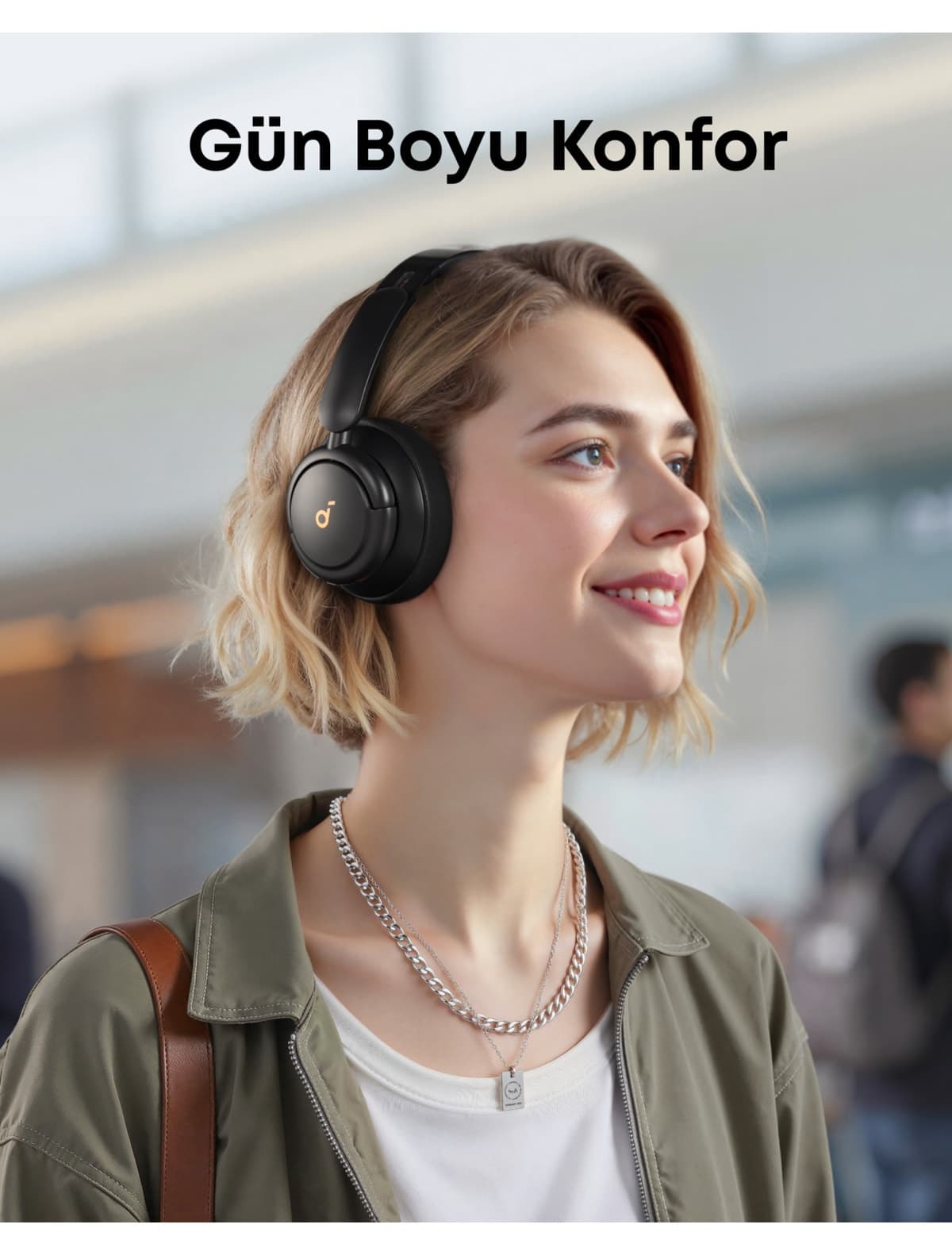 هدفون بلوتوثی Anker Soundcore Q30 روگوشی حذف نویز فعال هیبریدی مشکی مدل A3028 هدفون بلوتوثی Anker Soundcore Q30 روگوشی حذف نویز فعال هیبریدی مشکی مدل A3028