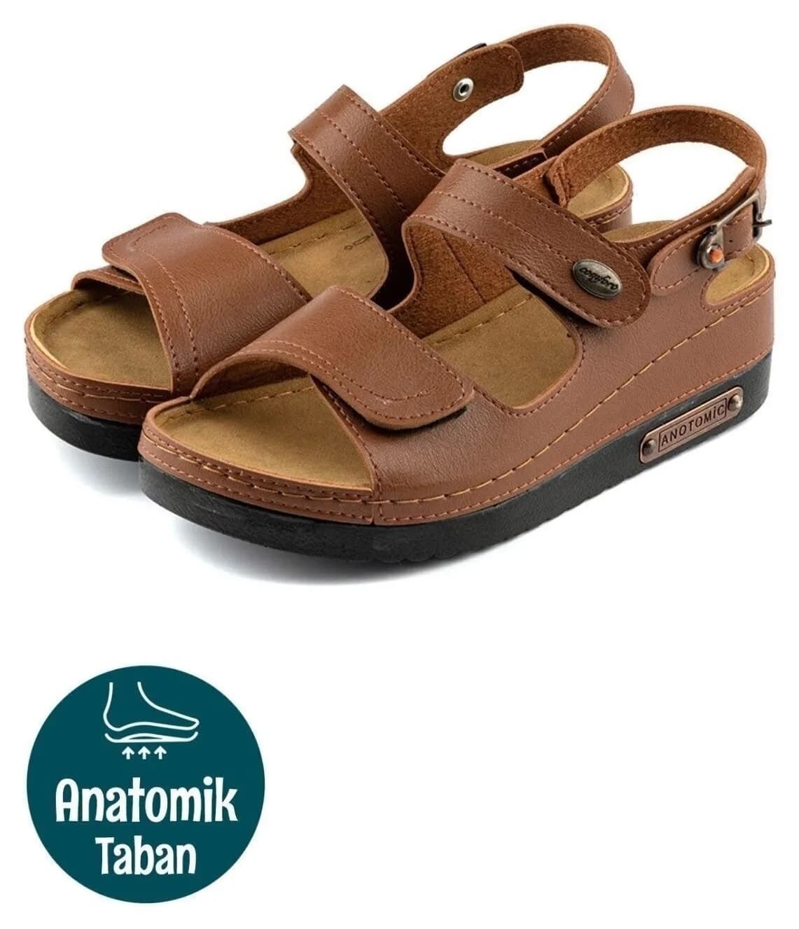 صندل زنانه Roy Jones ارتوپدی آناتومیک دو بند چسبی پشتبسته روزمره صندل زنانه Roy Jones ارتوپدی آناتومیک دو بند چسبی پشتبسته روزمره
