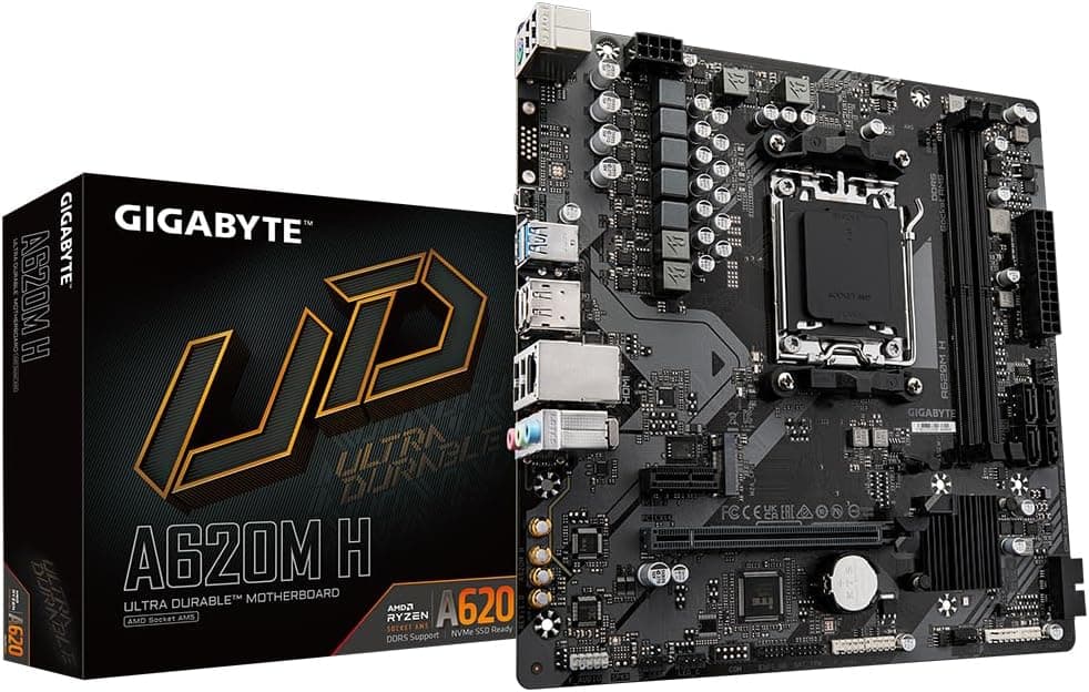مادربرد GIGABYTE A620M H D5 AM5 با پورت HDMI و DP مادربرد GIGABYTE A620M H D5 AM5 با پورت HDMI و DP