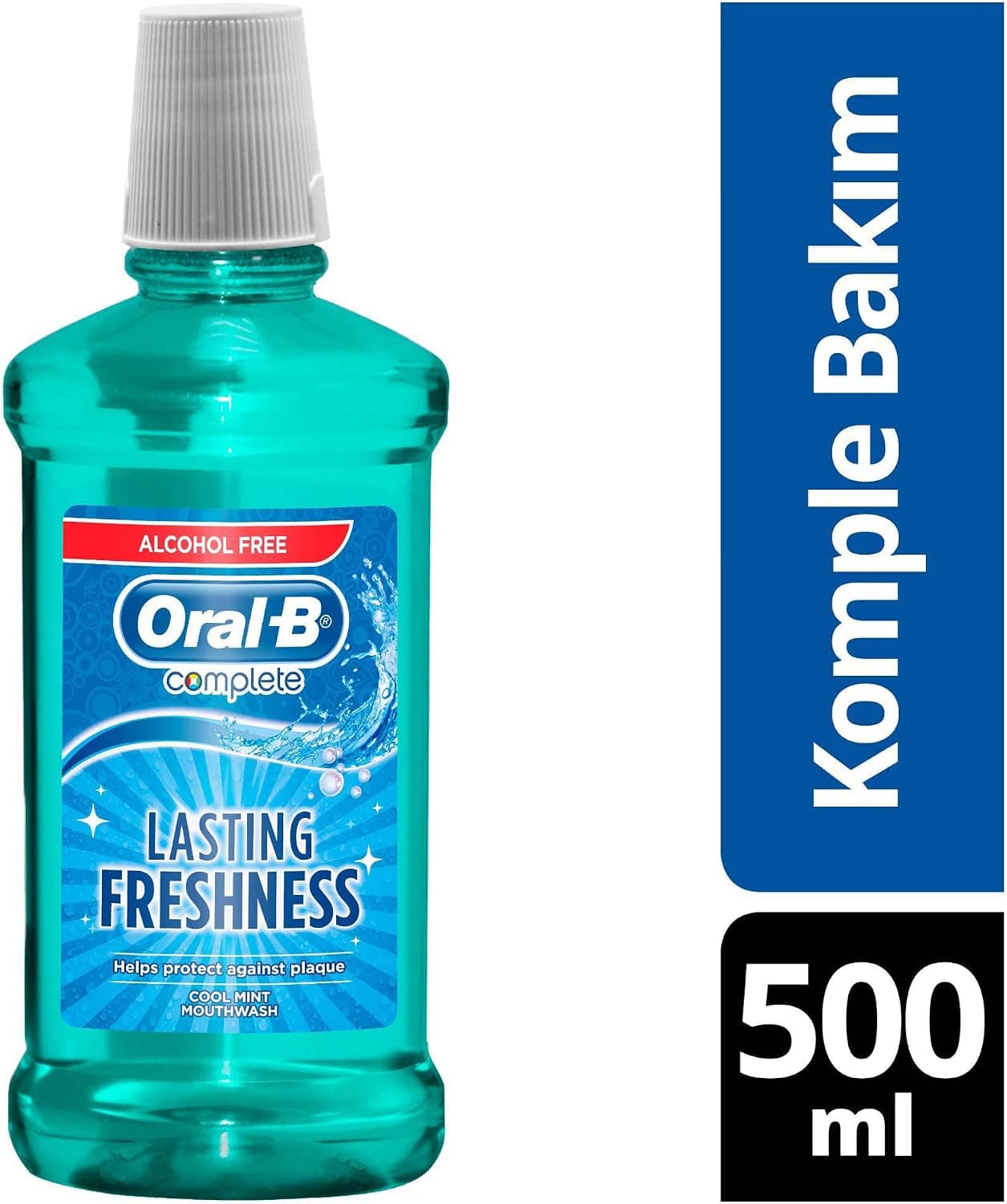 دهانشویه Oral-B Complete مراقبت کامل 500 ml بدون الکل دهانشویه Oral-B Complete مراقبت کامل 500 ml بدون الکل