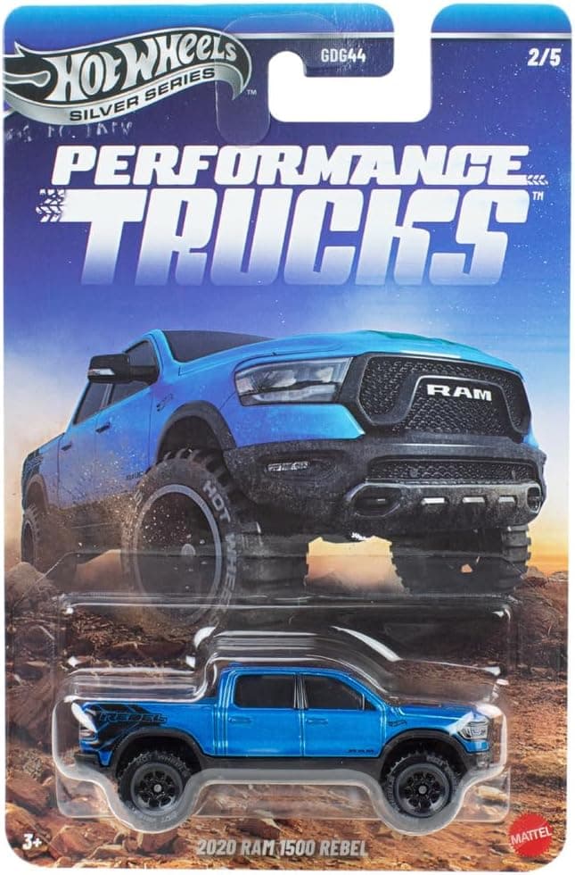 کامیون دایکست Hot Wheels سری نقرهای Ram 1500 Rebel 2020 آبی 1:64 کامیون دایکست Hot Wheels سری نقرهای Ram 1500 Rebel 2020 آبی 1:64
