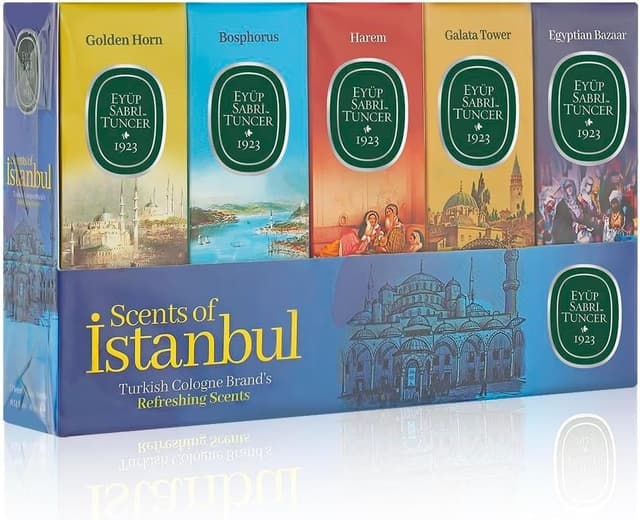 کلن زنانه Eyup Sabri Tuncer 16 ml شیشه استوانهای ست 5 تایی Scents Of Istanbul کلن زنانه Eyup Sabri Tuncer 16 ml شیشه استوانهای ست 5 تایی Scents Of Istanbul