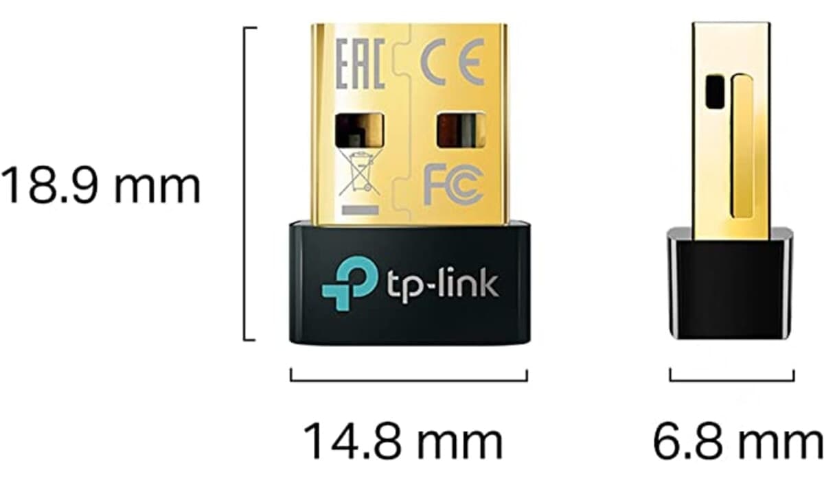 آداپتور بلوتوث 5.3 Tp-Link نانو USB فشرده مدل UB500 آداپتور بلوتوث 5.3 Tp-Link نانو USB فشرده مدل UB500