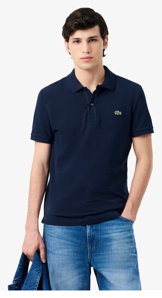 پولوشرت مردانه Lacoste اسلیم فیت سرمهای مدل L.12.12 پولوشرت مردانه Lacoste اسلیم فیت سرمهای مدل L.12.12