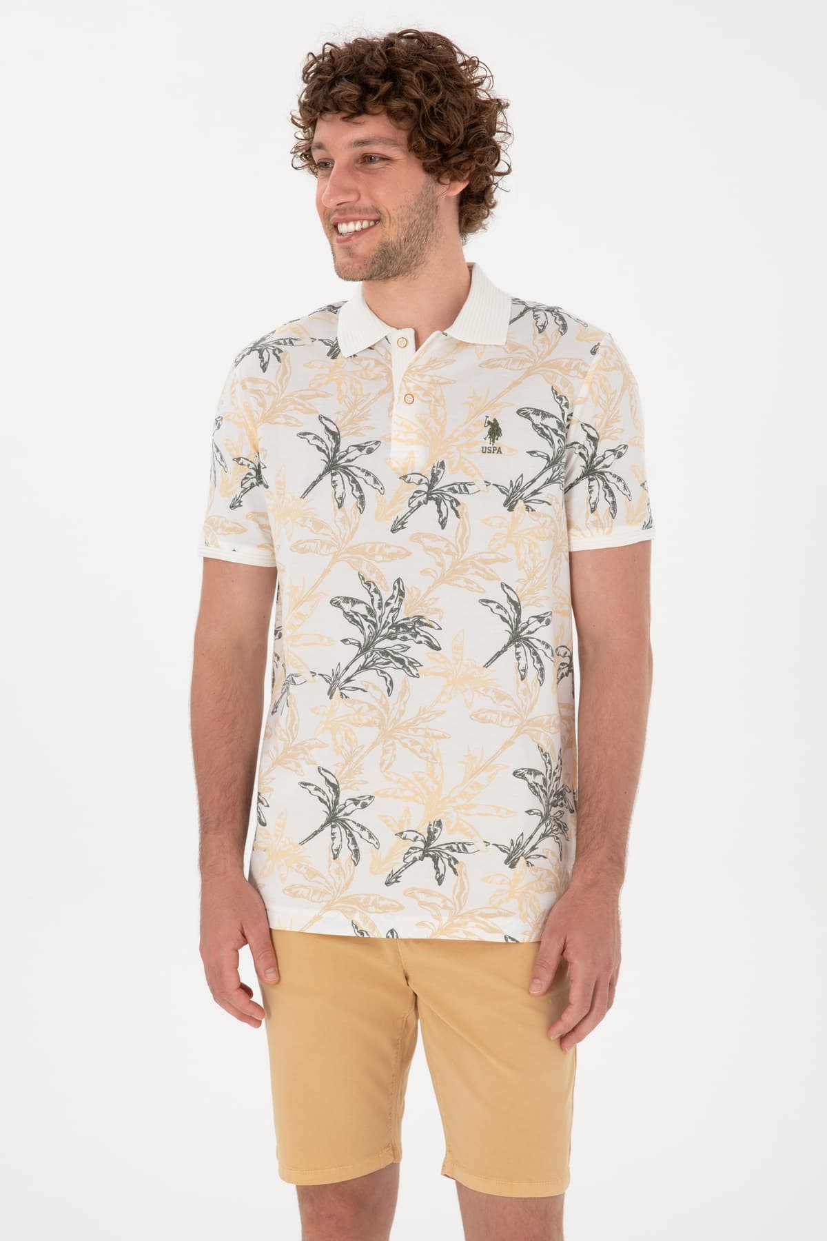 تیشرت مردانه U.S. Polo Assn. فیت معمولی یقه پولو سفید مدل 50300401-VR013 تیشرت مردانه U.S. Polo Assn. فیت معمولی یقه پولو سفید مدل 50300401-VR013