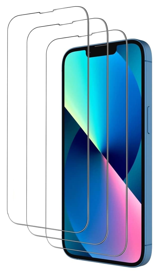 محافظ صفحه نمایش EVAX شیشهای 9H مدل iPhone 13 بسته 3 عددی محافظ صفحه نمایش EVAX شیشهای 9H مدل iPhone 13 بسته 3 عددی