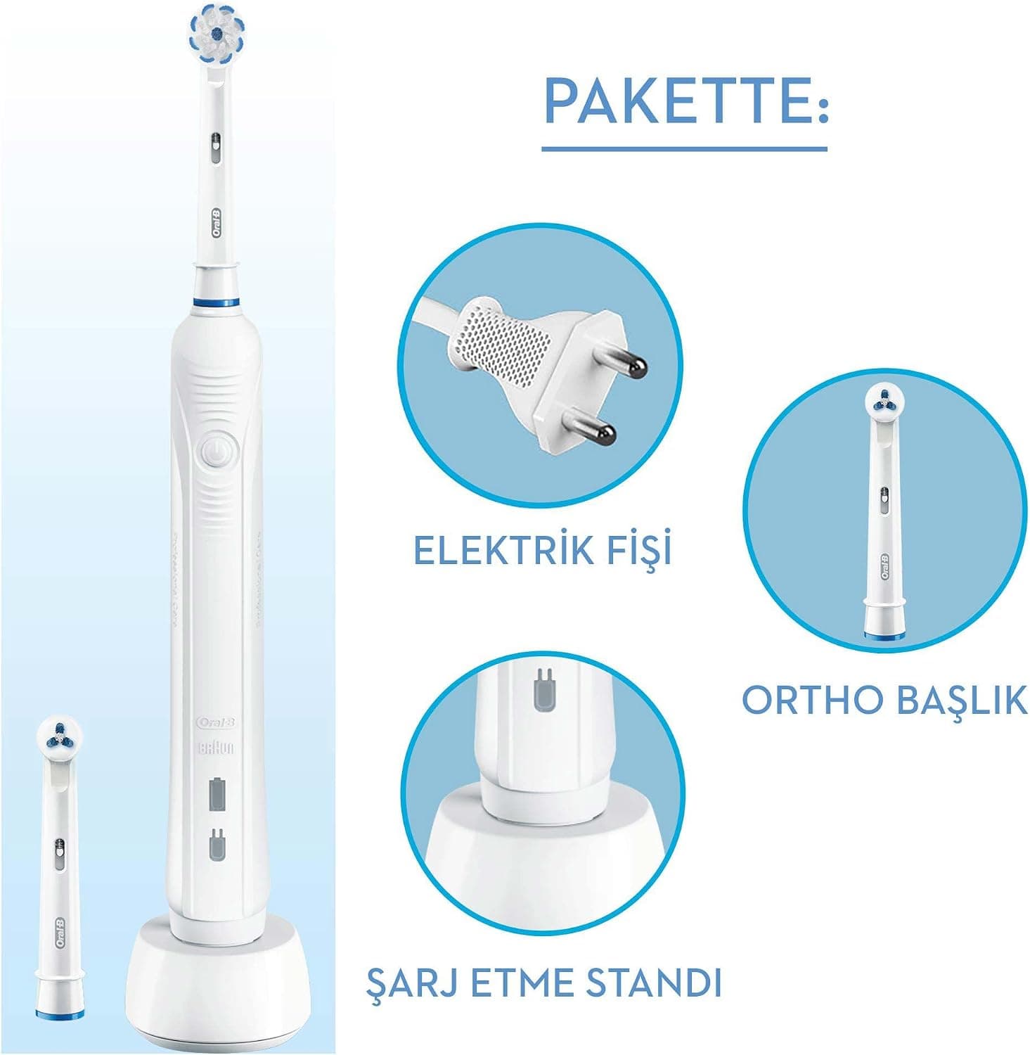 مسواک شارژی Oral-B با پاککنندگی حرفهای 1 عدد مسواک شارژی Oral-B با پاککنندگی حرفهای 1 عدد