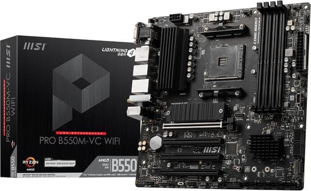 مادربرد MSI سوکت AMD AM4 مدل PRO B550M-VC WiFi ProSeries مادربرد MSI سوکت AMD AM4 مدل PRO B550M-VC WiFi ProSeries