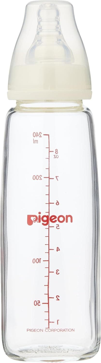 شیشه شیر Pigeon شیشهای سفید/شفاف 240 ml شیشه شیر Pigeon شیشهای سفید/شفاف 240 ml